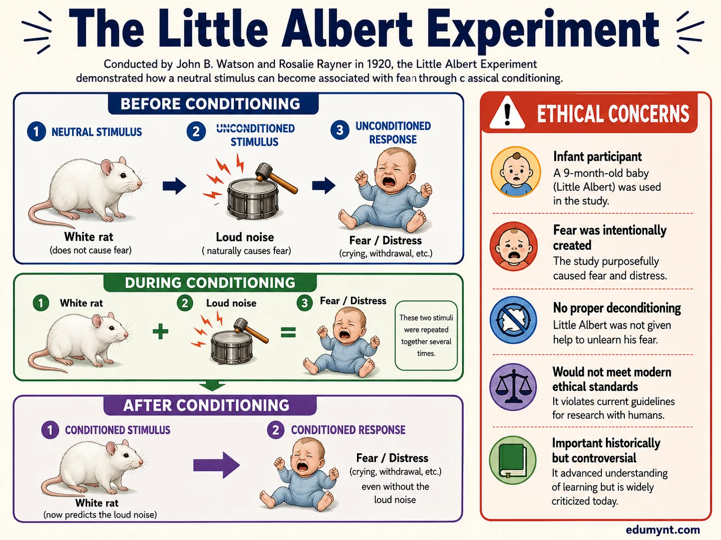 Common mistakes checklist for classical conditioning terms and concepts